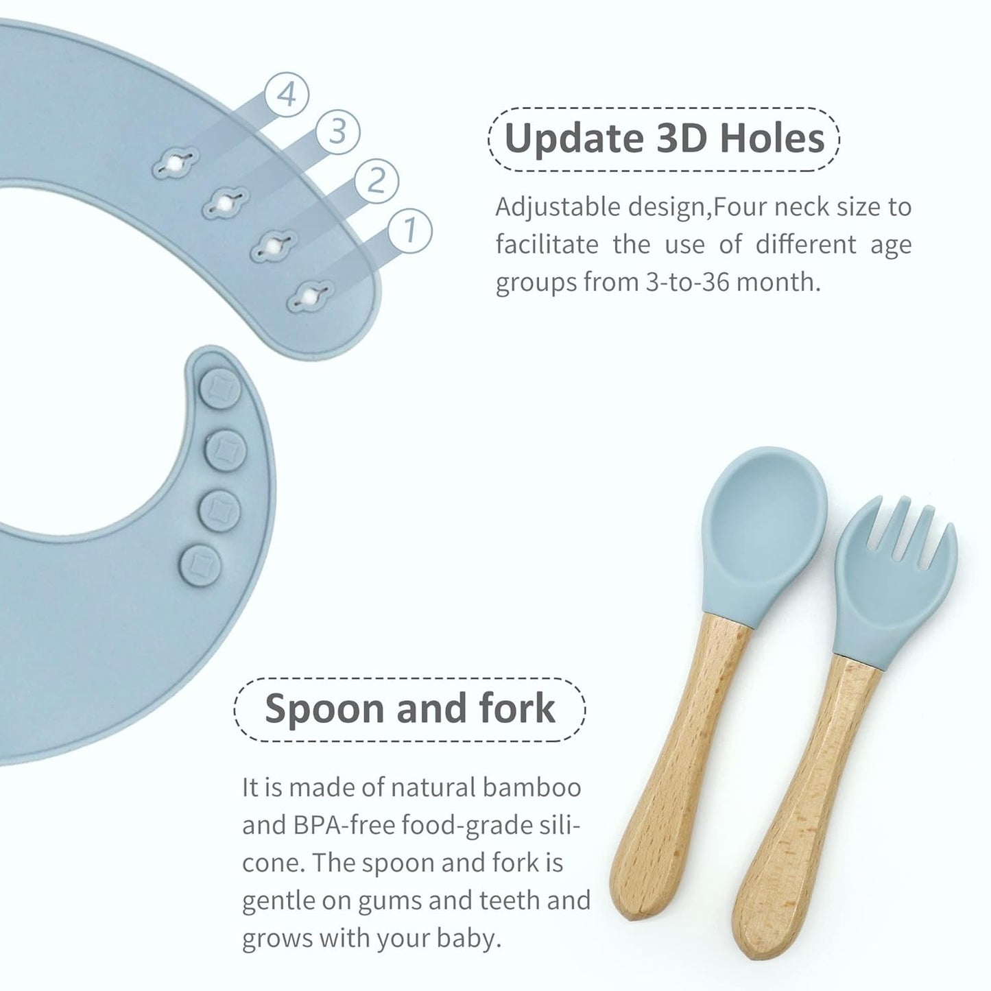 Only Baby Bamboo Spoon & Frok