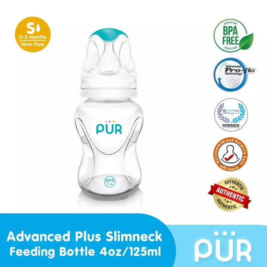 Pur Advanced Slim Neck Bottle 125ml - 4oz (1801)