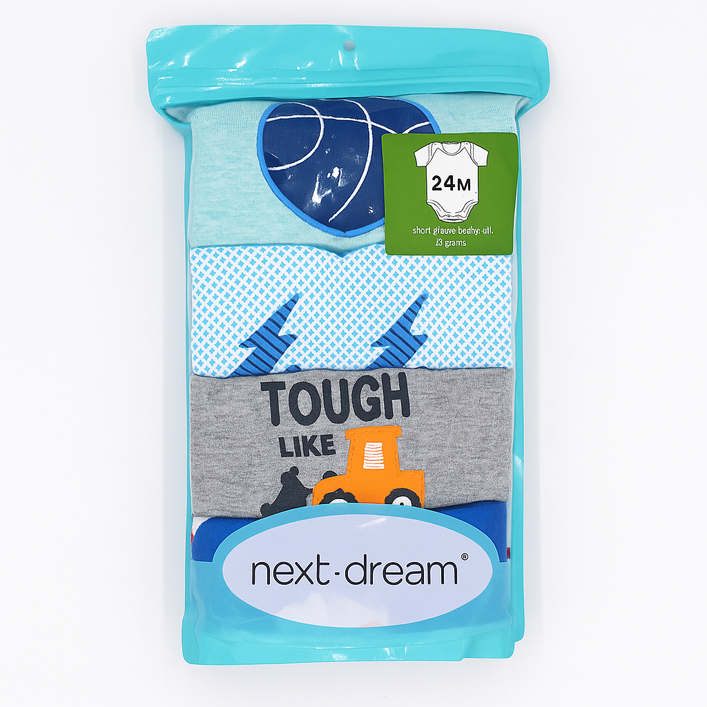 Next Dream Body Romper 18-24 months, Pack of 4