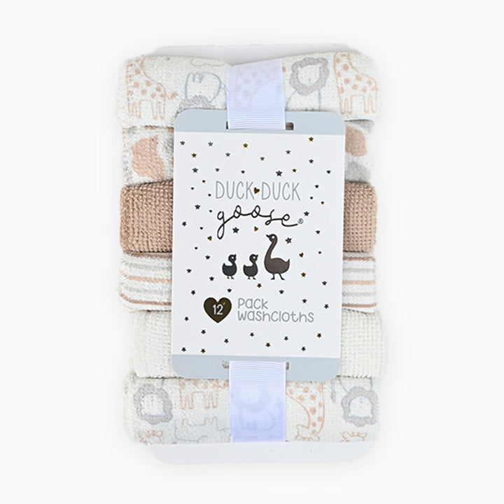 Duck Duck Baby Face Towels 12pcs