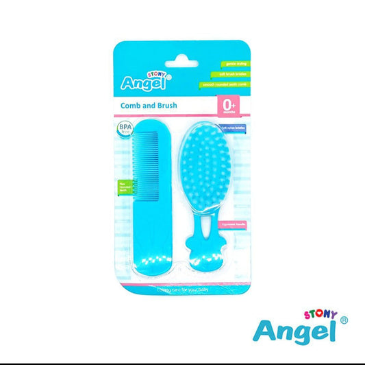 Angel Stony Comb & Brush