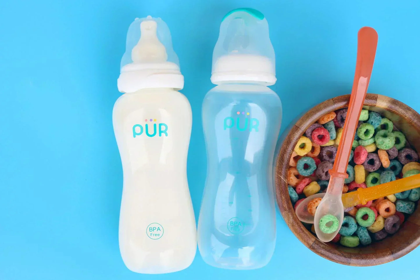 Pur Comfort Slim Neck Feeding Bottle 8oz./250ml. – (1603)