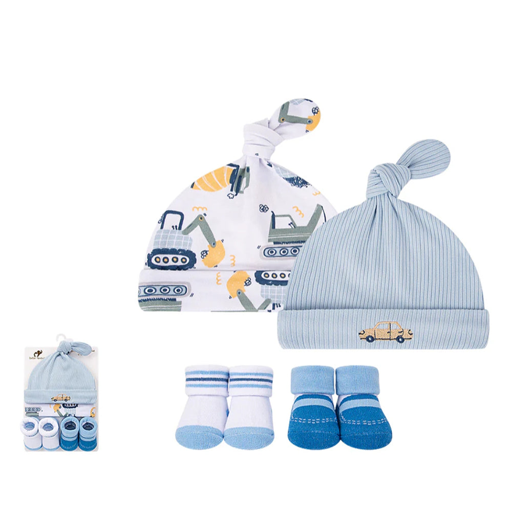 Bebe Favour Caps & Socks Set Pack Of 2