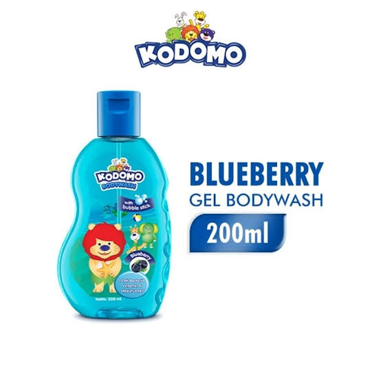Kodomo Body Wash Gel Blueberry - 200ml