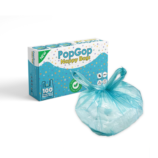 Pop Gop Biodegradable Nappy Bags (100 Pcs)