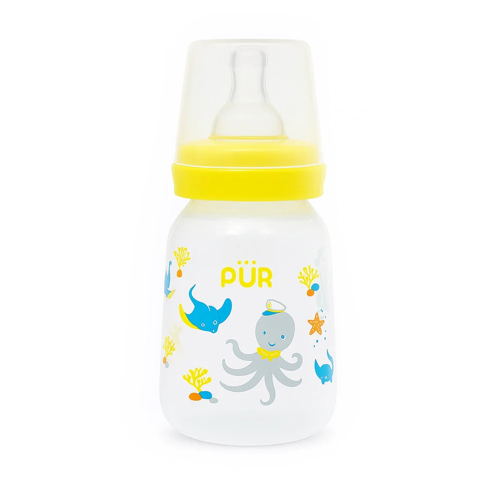 PUR Printed Classic Feeding Bottle 130ml