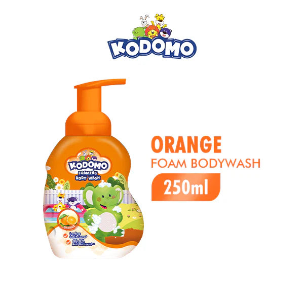 Kodomo Foaming Orange Body Wash - 250ml