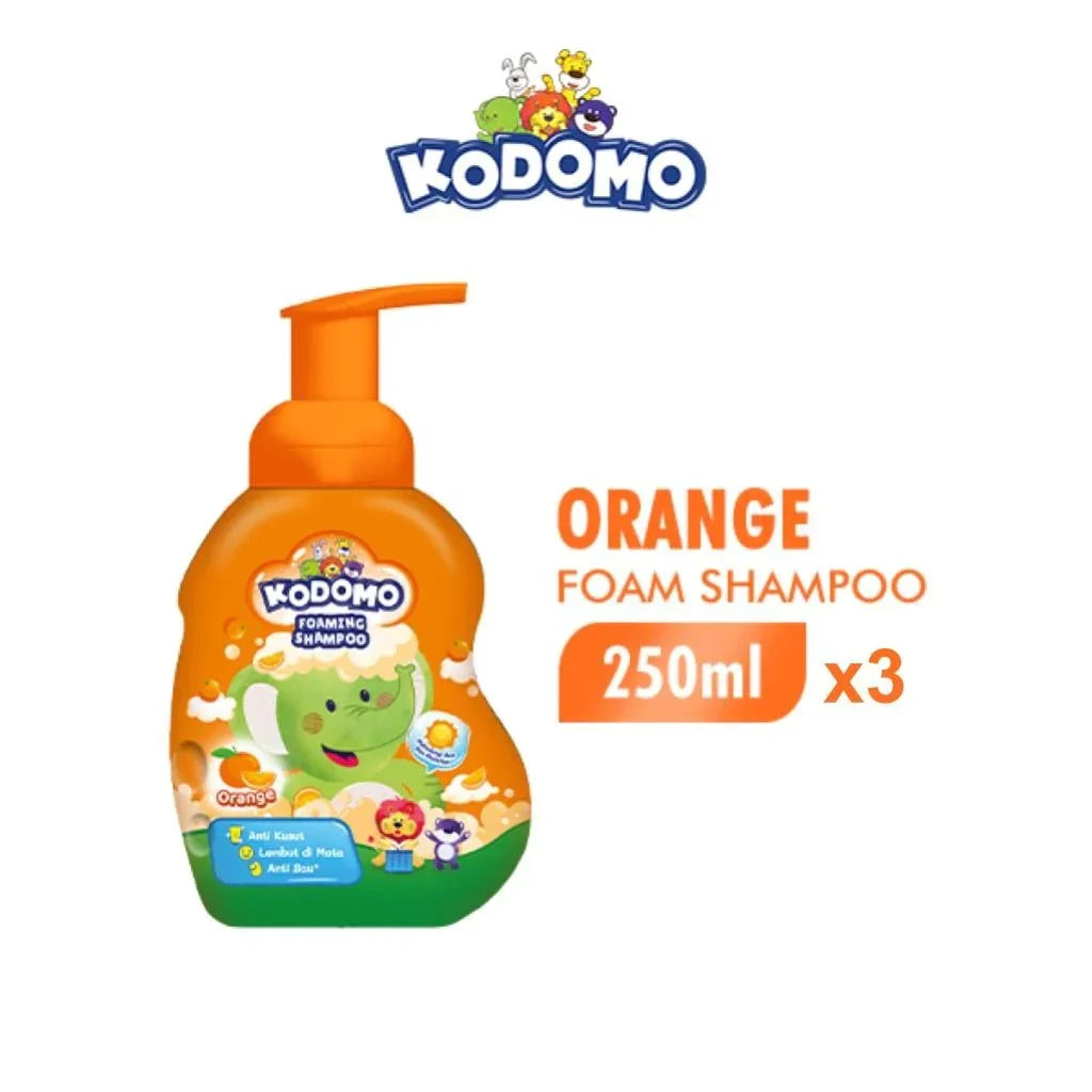 Kodomo Baby Foaming Orange Shampoo 250ml