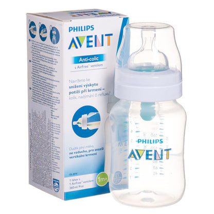 Philips Avent Anti-colic Feeding Bottle - 260ml (SCF813/14) 1m+