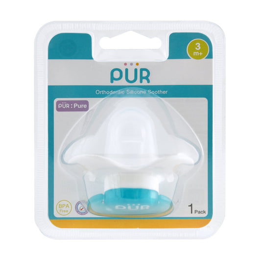 Pur Orthodontic Silicone Soother 3m+