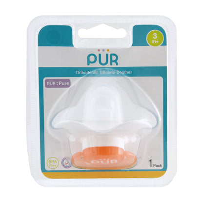 Pur Orthodontic Silicone Soother 3m+