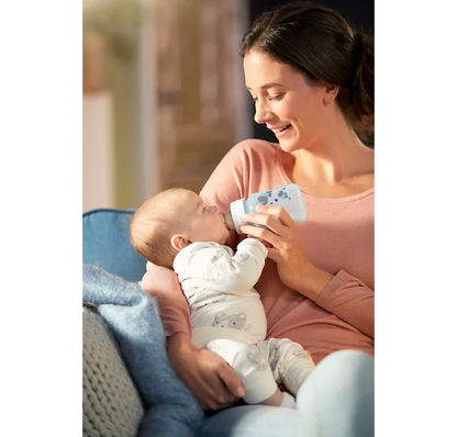 Avent Anti-Colic Feeding Bottle, 1m+, 260ml/9oz, Elephants, SCF821/15