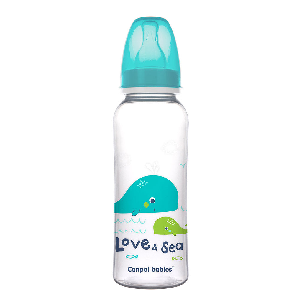 Canpol babies Narrow Neck Bottle 250ml LOVE & SEA