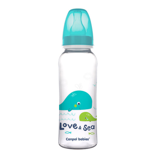 Canpol babies Narrow Neck Bottle 250ml LOVE & SEA