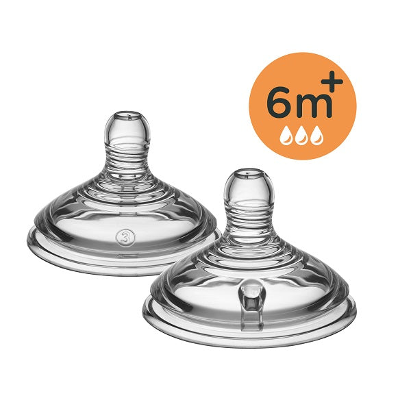 Tommee Tippee Fast Flow Soft Teat PK - 2  423963
