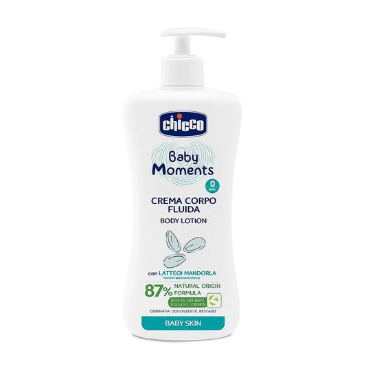 Chicco Baby Moments Crema Corpo Body Lotion 500ml | 0m+ Moisturizing Lotion for Newborn & Sensitive Skin