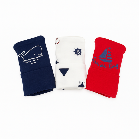 Sunny-Love Caps Pack of 3 ( 0-3 months )