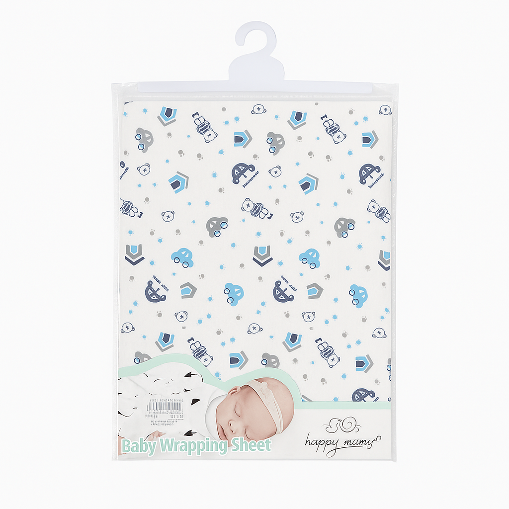 Happy Mums Baby Wrapping Sheet ( Without Hood )