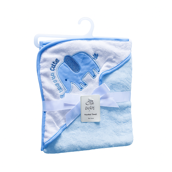 OK-Baby Hooded Towel (Sky Blue)