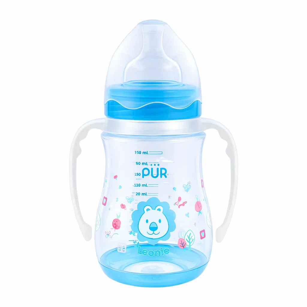 Pur Wide Neck Bottle With Handle, Medium Flow, 250ml -(1113)