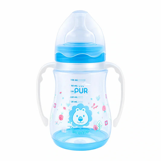 Pur Wide Neck Bottle With Handle, Medium Flow, 250ml -(1113)