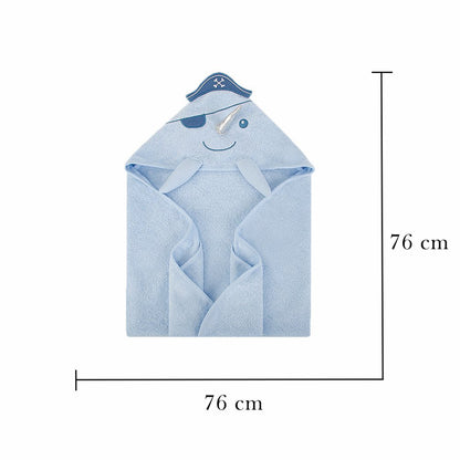 OK Baby Hooded Towel (Sky Blue)