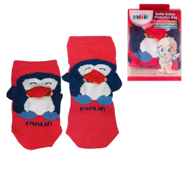 Farlin Bottle Safety Protection Cover Red