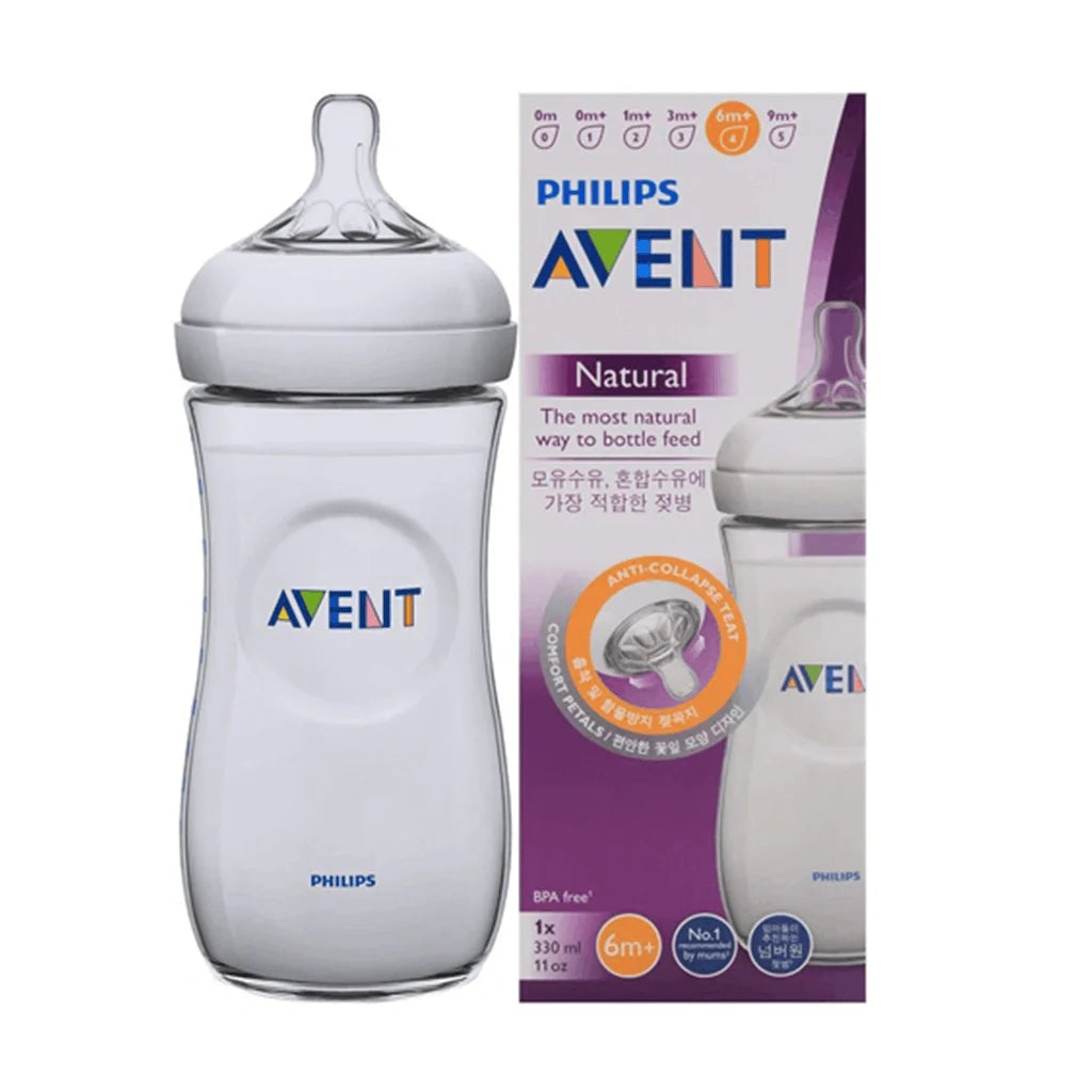Philips Avent Natural Feeding Bottle (6m+) 330ml