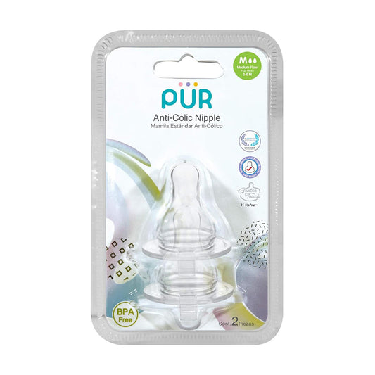 PUR Comfort Slim Neck Nipple (Pack of 2)