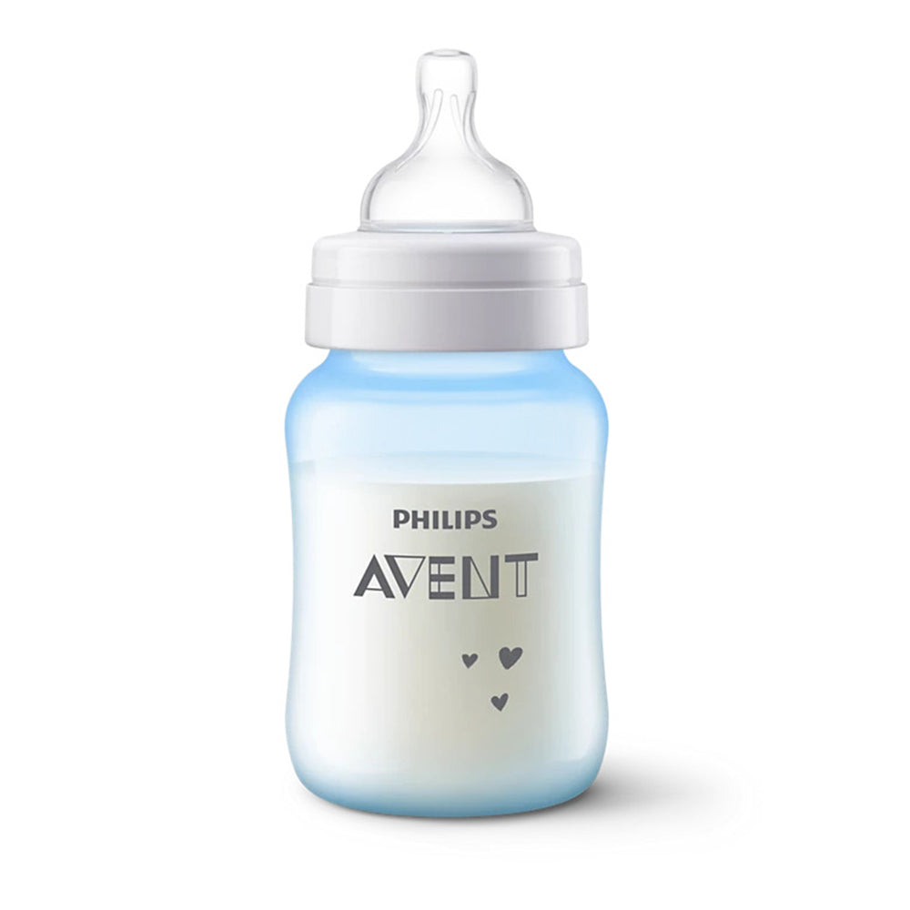Avent Anti-Colic Feeding Bottle, 1m+, 260ml/9oz, Elephants, SCF821/15