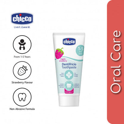 Chicco Strawberry Toothpaste Gel 1-5y (15ml)