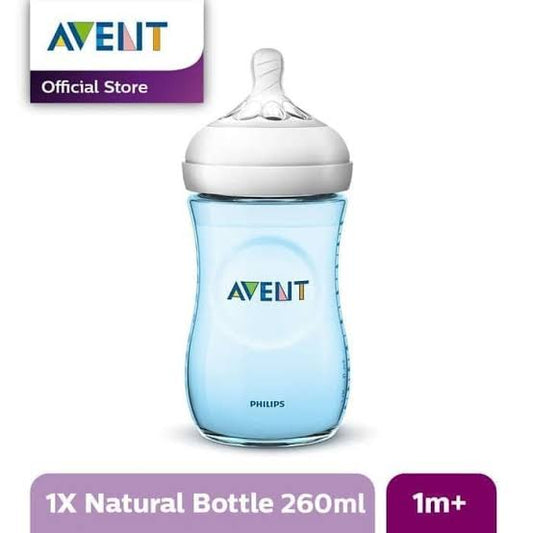 Avent Natural Feeding Bottle 1m+ 260ml (Blue) - SCF695/13