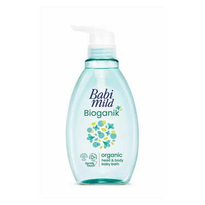Babi Mild Bioganik Organic Head & Body Baby Bath Wash - 380ml