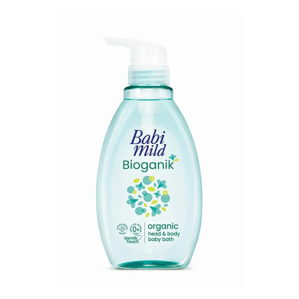 Babi Mild Bioganik Organic Head & Body Baby Bath Wash - 380ml