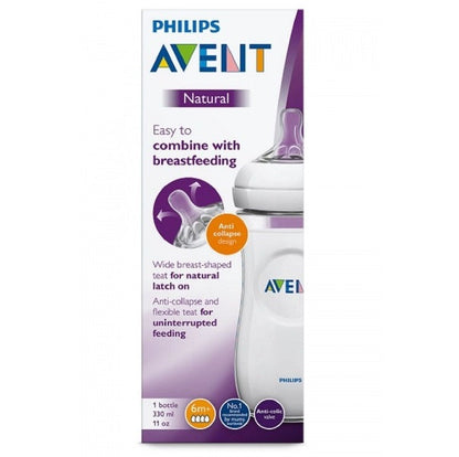 Philips Avent Natural Feeding Bottle (6m+) 330ml