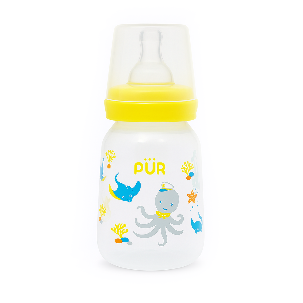 PUR Printed Classic Feeding Bottle 130ml