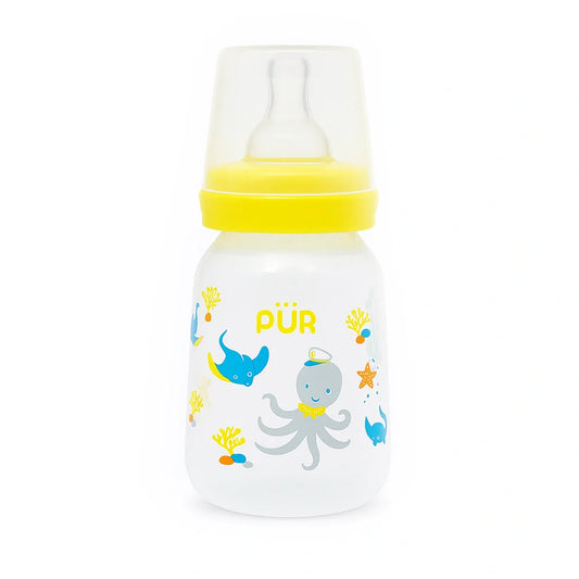 PUR Printed Classic Feeding Bottle 130ml