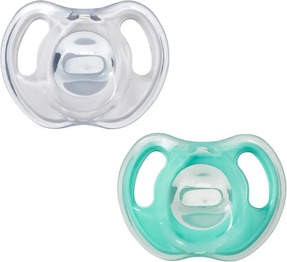 Tommee Tippee Ultra Air Silicone Soother 0-6M Pack of 2