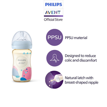 AVENT NATURAL PPSU BOTTLE 1m+ 9OZ – SCF582/10